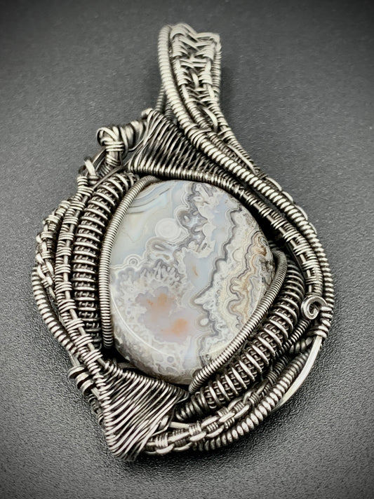 CLOUD WARRIOR WIRE WRAP PENDANT