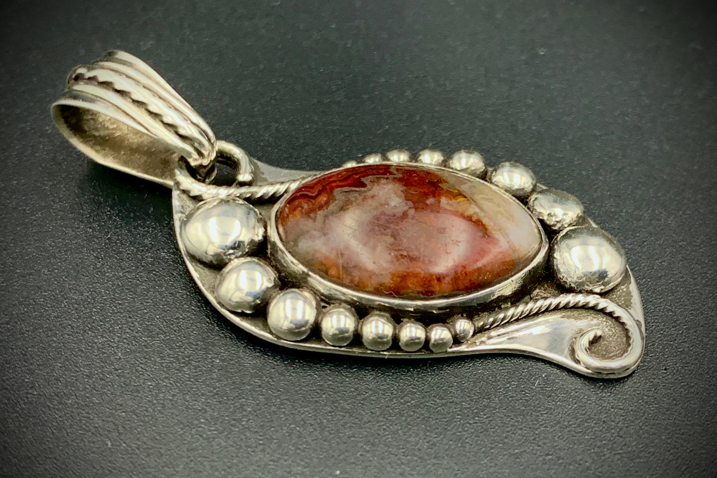 AGATE SPACE COWBOY PENDANT