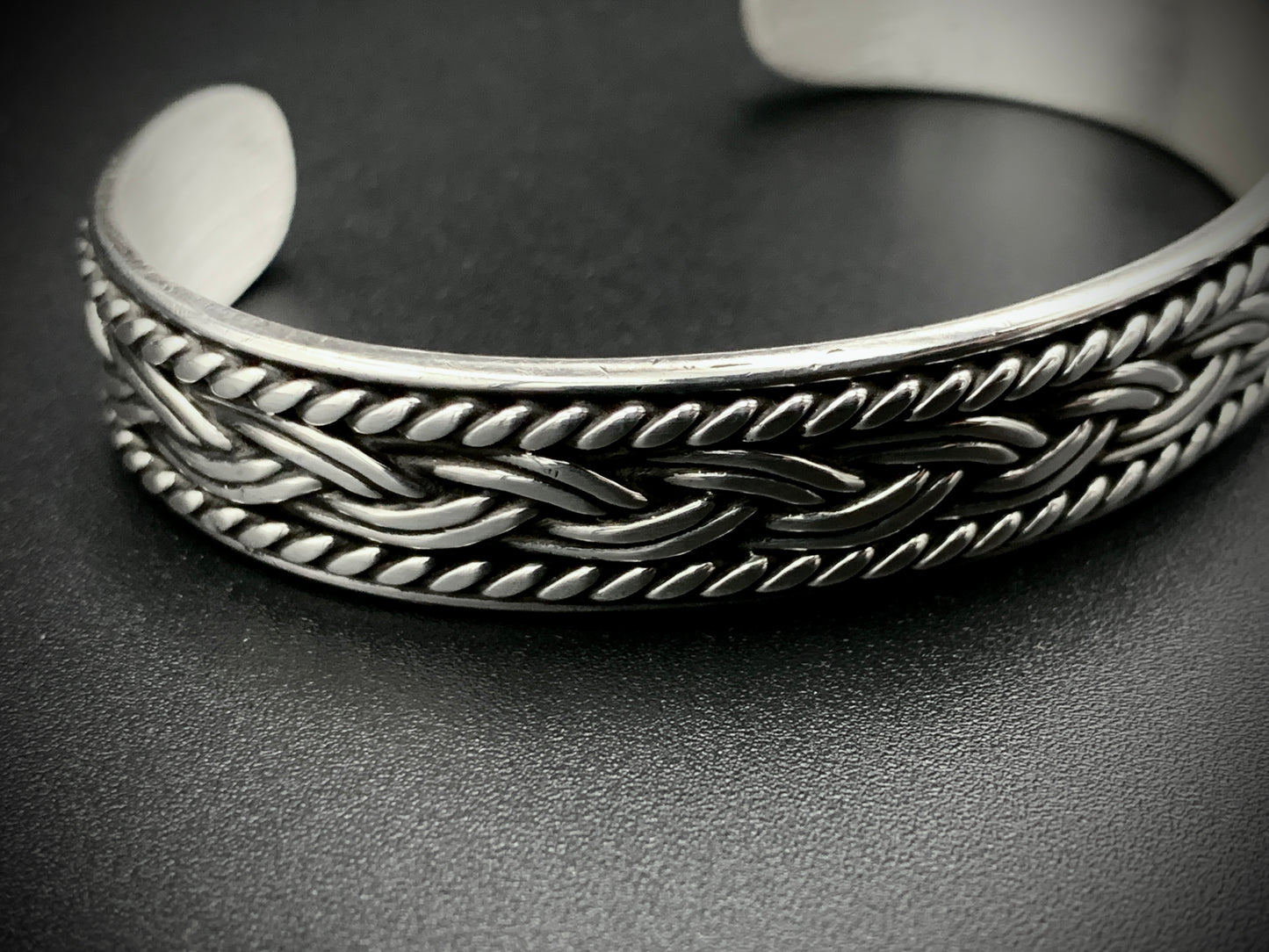 WOVEN PATHS CUFF BRACELET 12MM CUSTOM SIZES!
