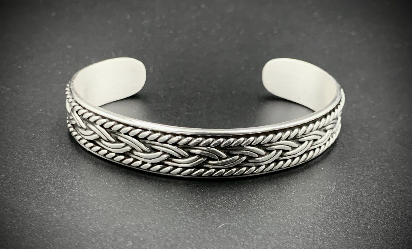 WOVEN PATHS CUFF BRACELET 12MM CUSTOM SIZES!