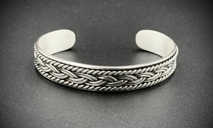 WOVEN PATHS CUFF BRACELET 12MM CUSTOM SIZES!