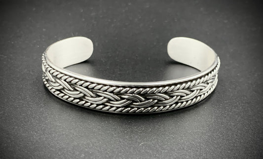 WOVEN PATHS CUFF BRACELET 12MM CUSTOM SIZES!