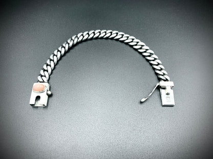 SUNSET MOONCHILD CUBAN LINK BRACELET 9MM - SIZE 8 INCH