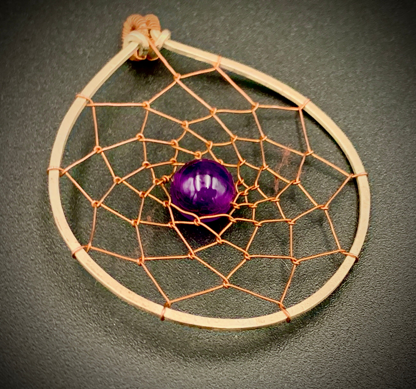 AMETHYST DREAM WEAVER PENDANT