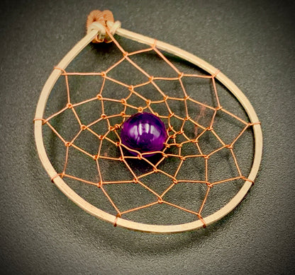 AMETHYST DREAM WEAVER PENDANT