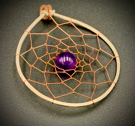 AMETHYST DREAM WEAVER PENDANT