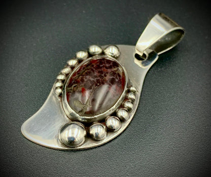 AGATE SPACE COWBOY PENDANT