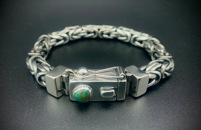 CHUNKY BYZANTINE BRACELET 9MM CUSTOM SIZES!