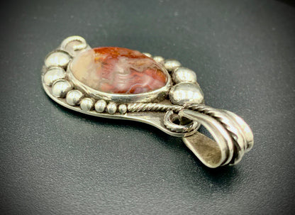 AGATE SPACE COWBOY PENDANT