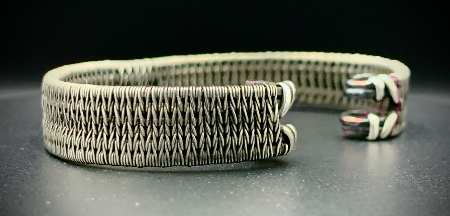 TURQUOISE EYE WOVEN BRACELET