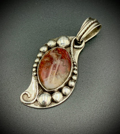 AGATE SPACE COWBOY PENDANT