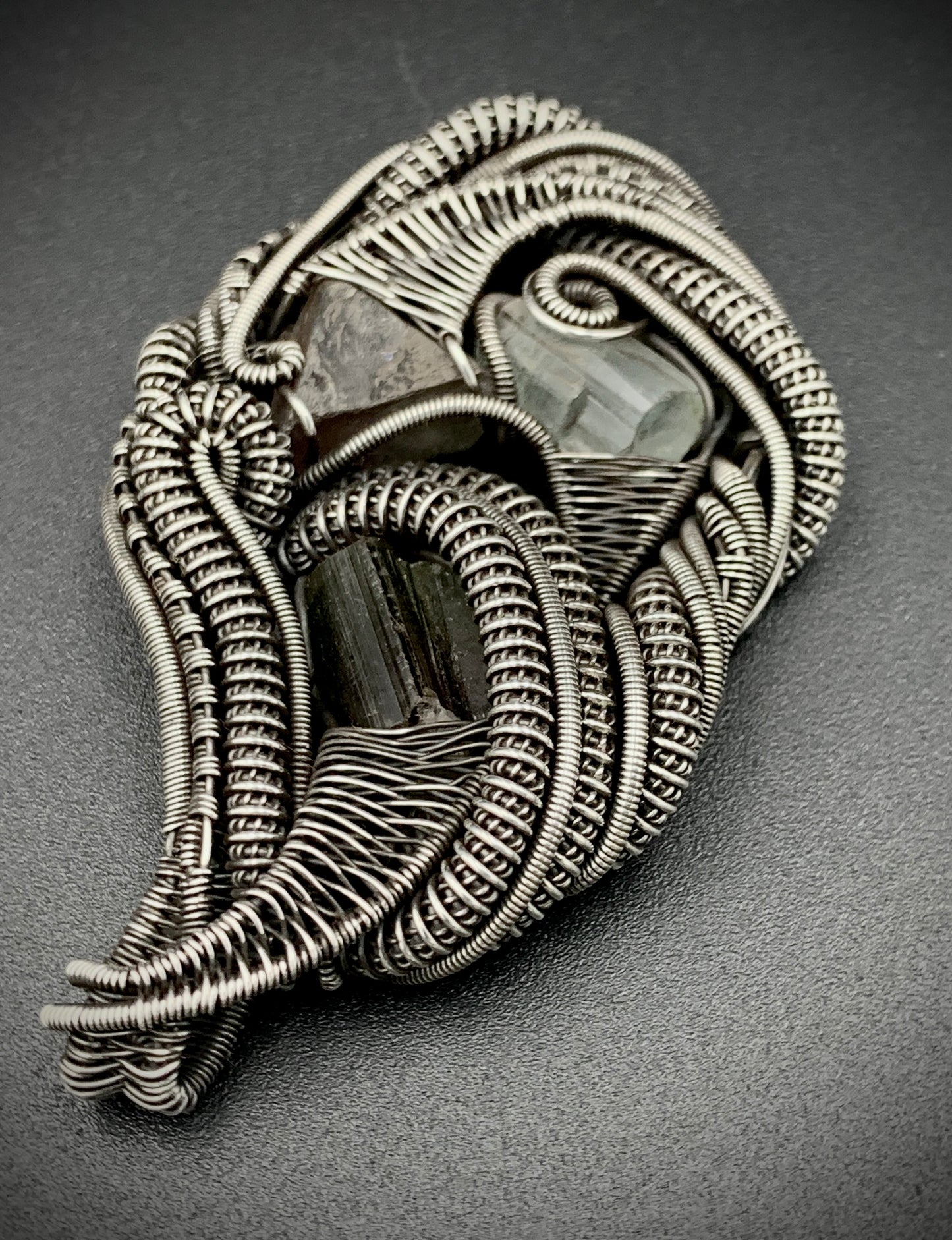 HEART OF THE BUDDHA WIRE WRAP PENDANT