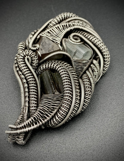 HEART OF THE BUDDHA WIRE WRAP PENDANT