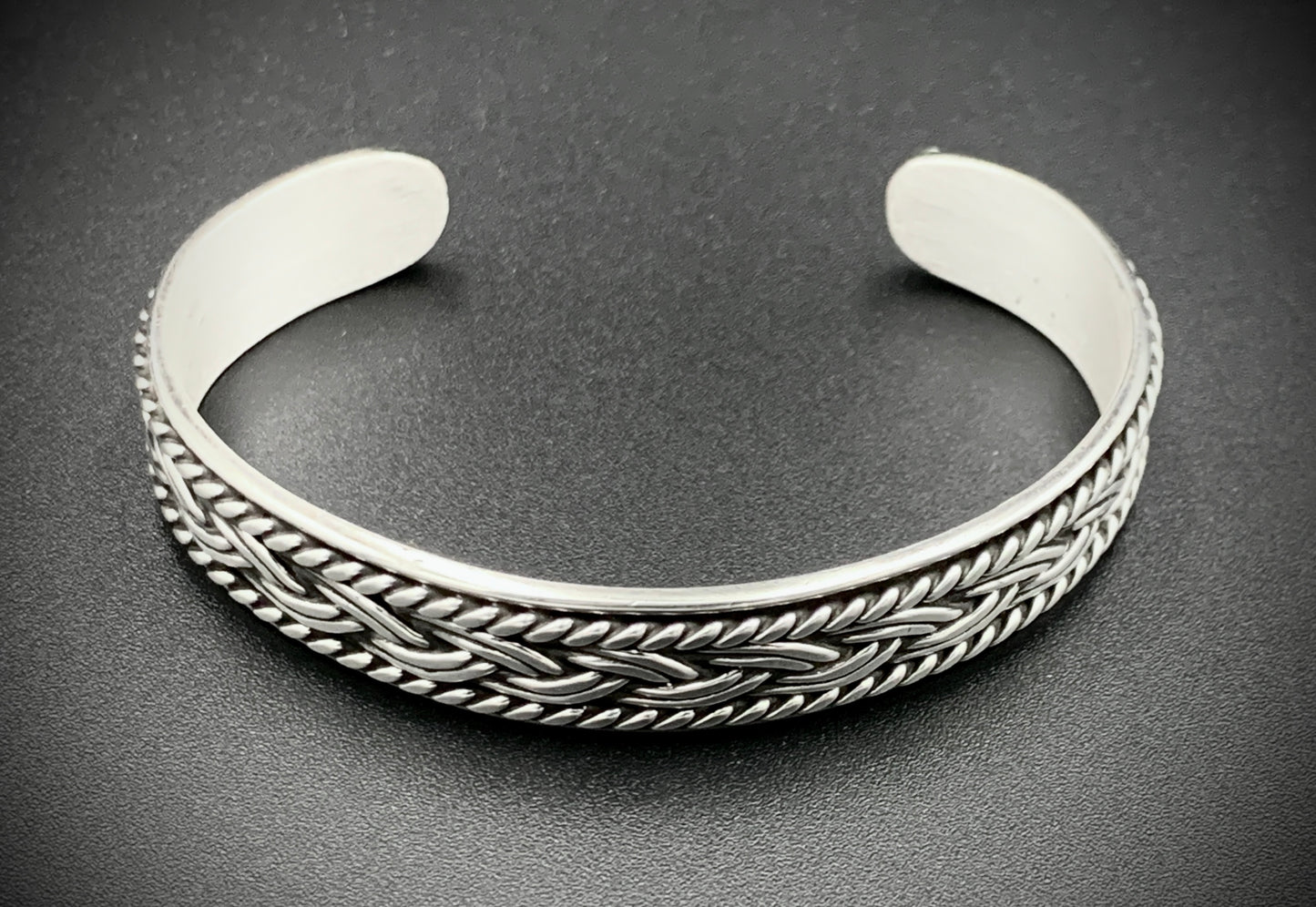 WOVEN PATHS CUFF BRACELET 12MM CUSTOM SIZES!