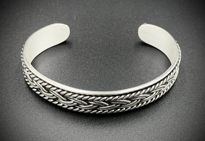 WOVEN PATHS CUFF BRACELET 12MM CUSTOM SIZES!