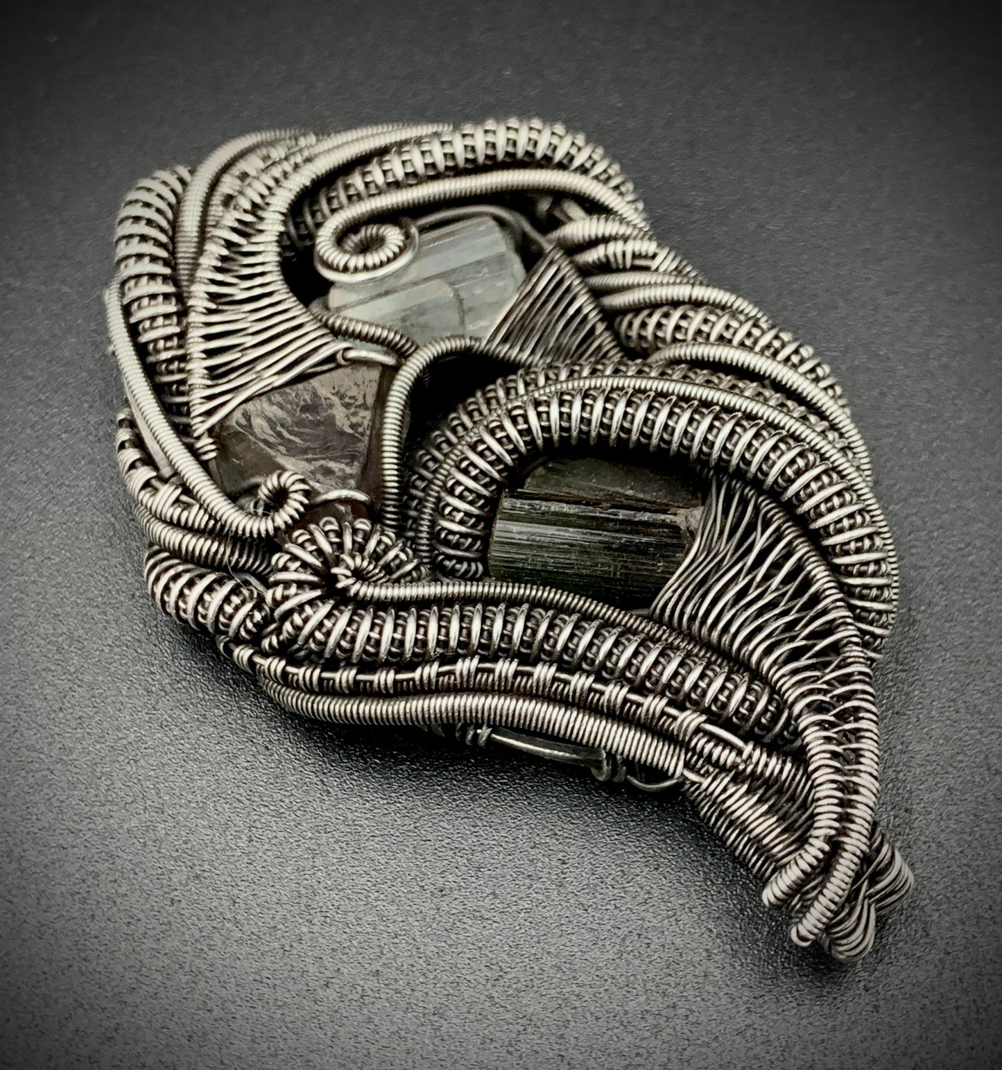 HEART OF THE BUDDHA WIRE WRAP PENDANT