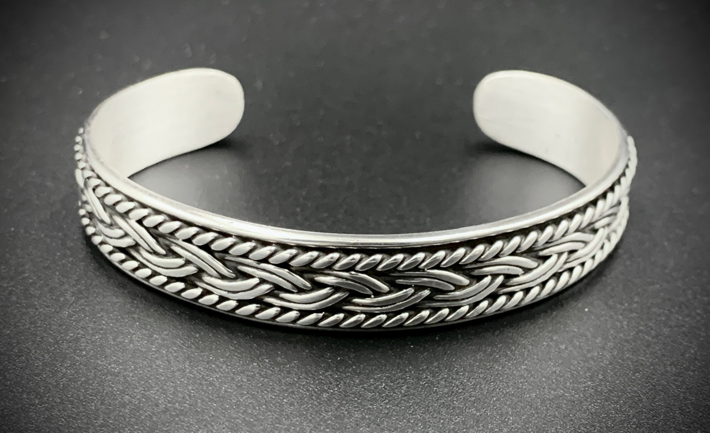 WOVEN PATHS CUFF BRACELET 12MM CUSTOM SIZES!