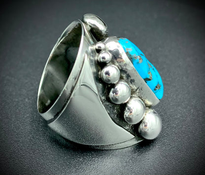 TURQUOISE POWER RING SIZE 6