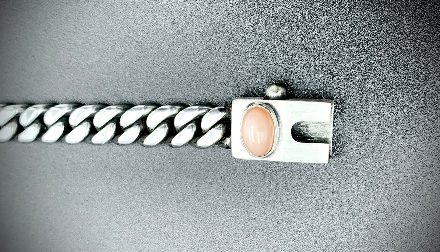 SUNSET MOONCHILD CUBAN LINK BRACELET 9MM - SIZE 8 INCH