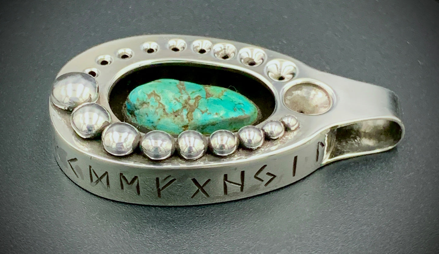 VIKING COWBOY RUNE DREAMER PENDANT