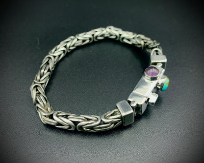BYZANTINE CHAIN BRACELET 6MM CUSTOM SIZES!