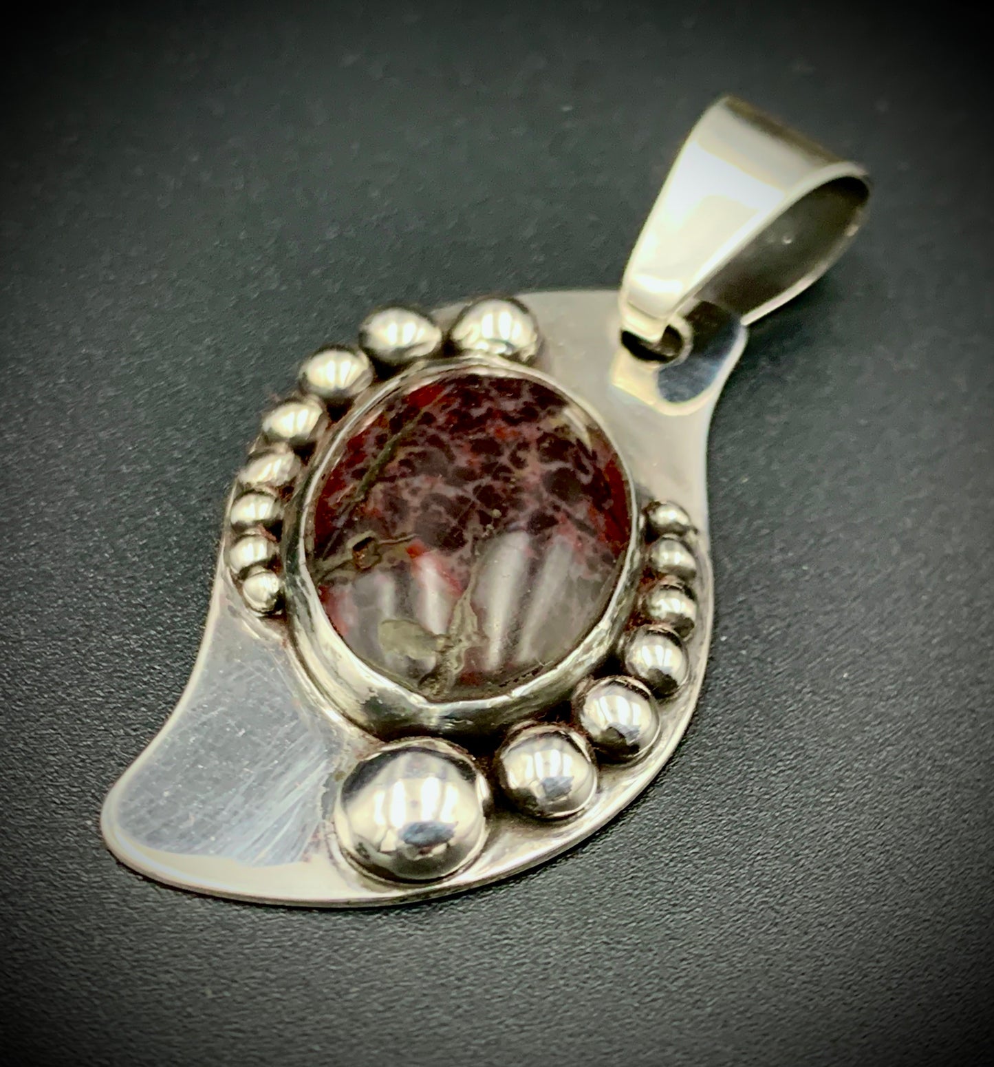 AGATE SPACE COWBOY PENDANT