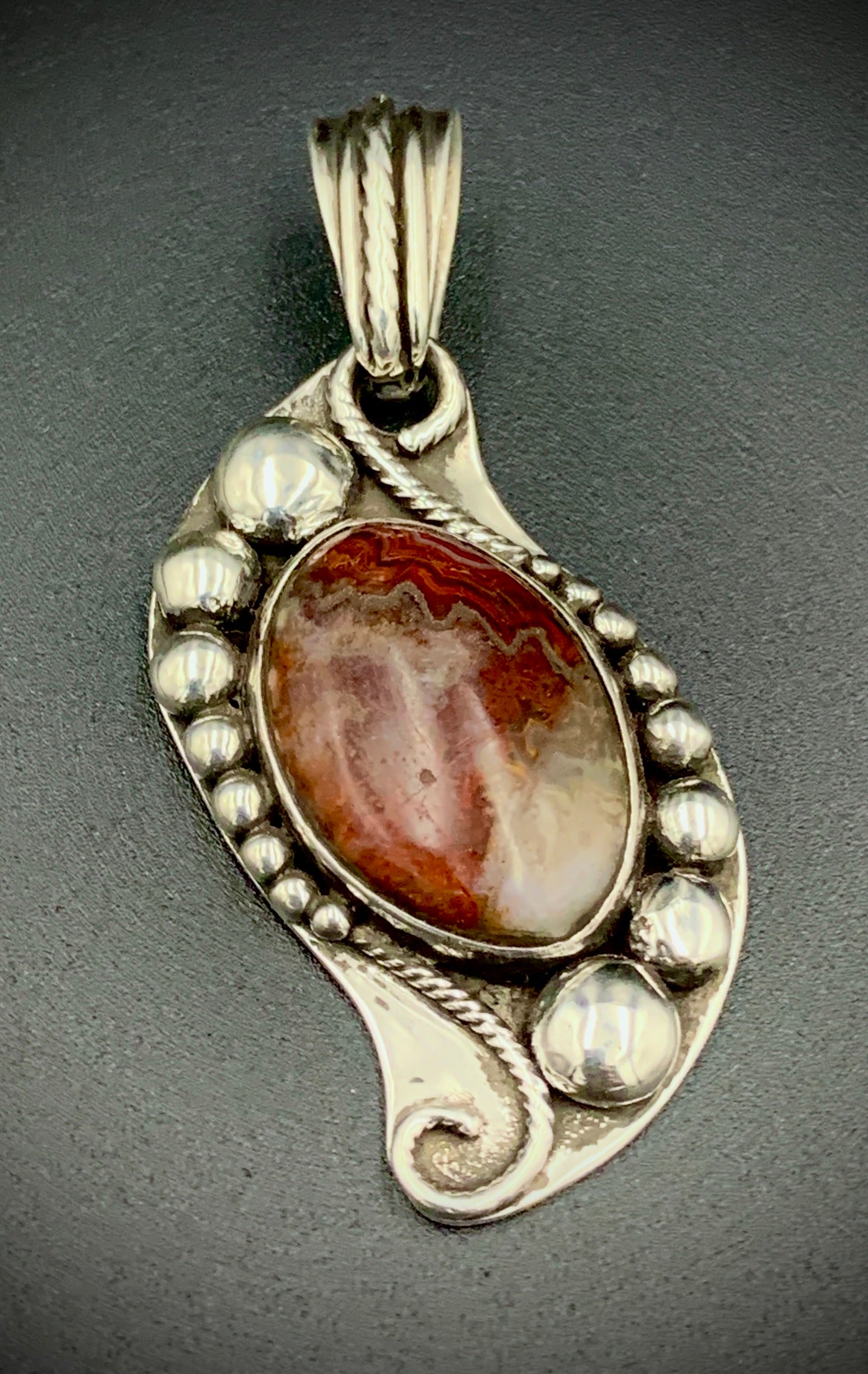 AGATE SPACE COWBOY PENDANT