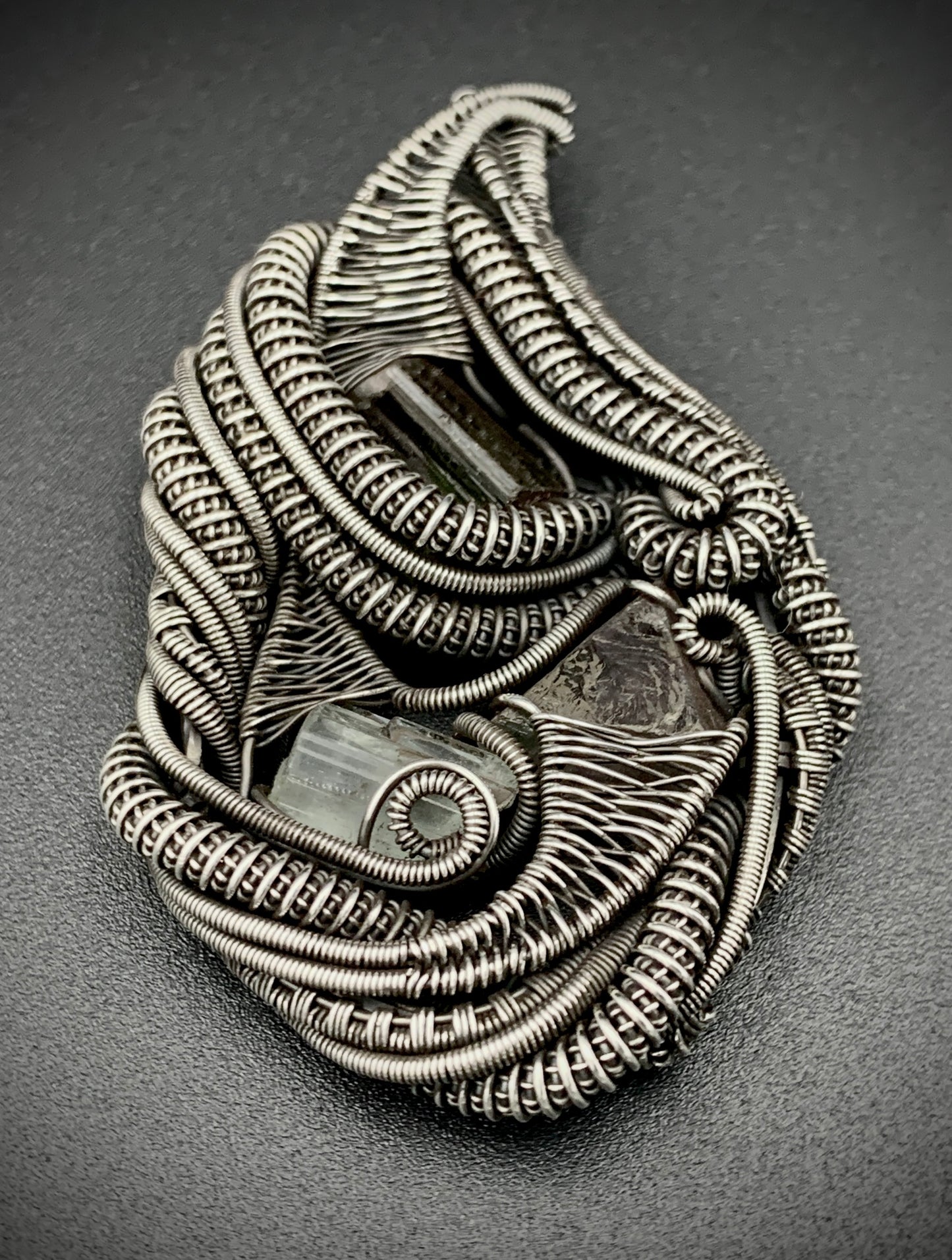 HEART OF THE BUDDHA WIRE WRAP PENDANT