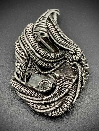 HEART OF THE BUDDHA WIRE WRAP PENDANT