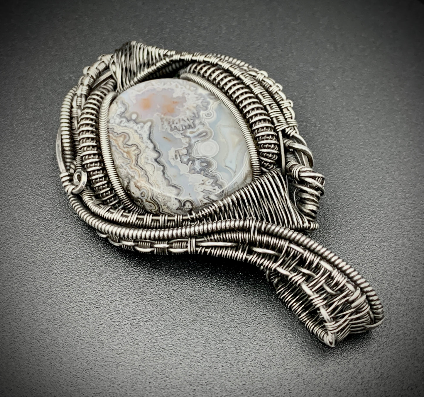 CLOUD WARRIOR WIRE WRAP PENDANT