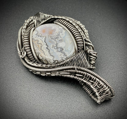CLOUD WARRIOR WIRE WRAP PENDANT