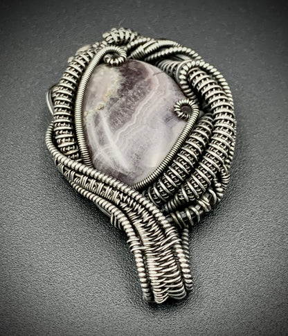 COSMIC EGG WIRE WRAP PENDANT