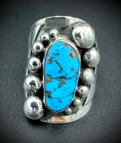 TURQUOISE POWER RING SIZE 6