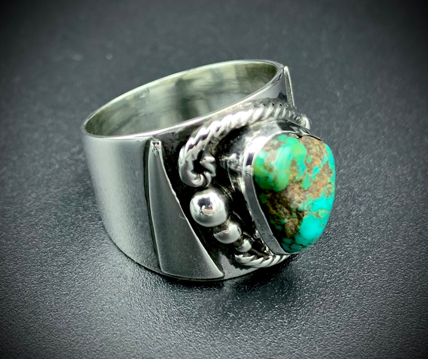 TURQUOISE POWER RING SIZE 9