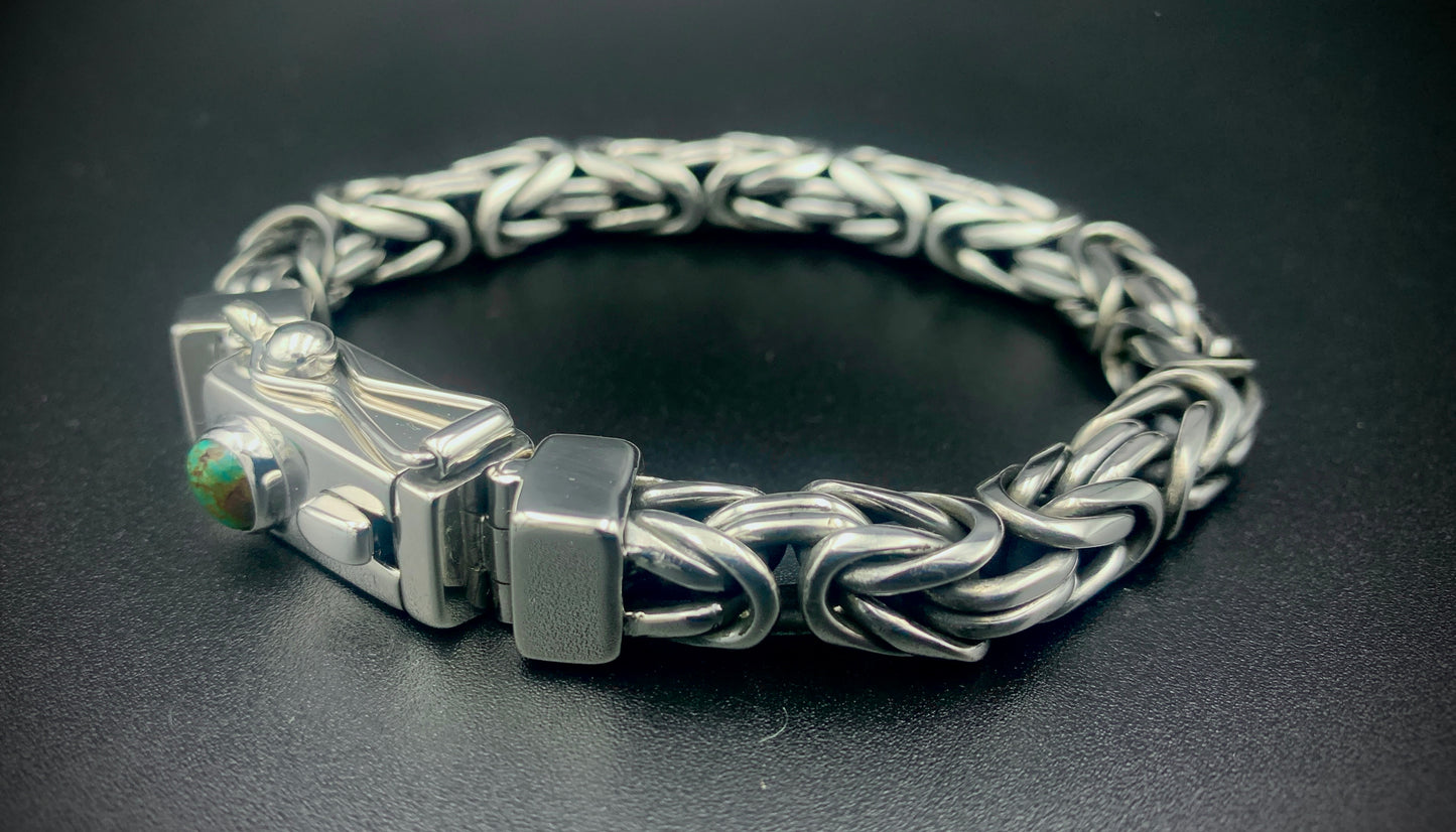 CHUNKY BYZANTINE BRACELET 9MM CUSTOM SIZES!