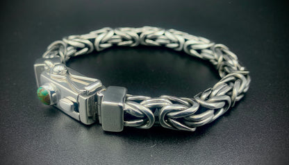 CHUNKY BYZANTINE BRACELET 9MM CUSTOM SIZES!