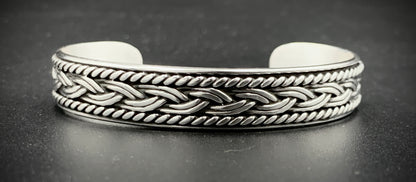 WOVEN PATHS CUFF BRACELET 12MM CUSTOM SIZES!