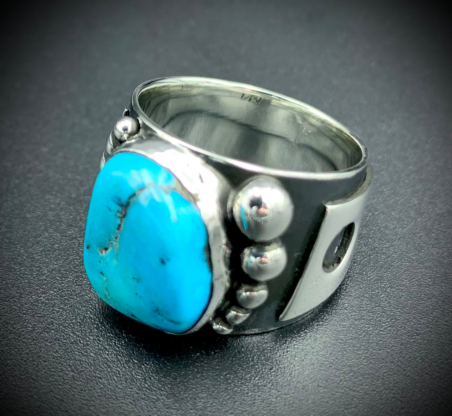 TURQUOISE POWER RING SIZE - 9.5