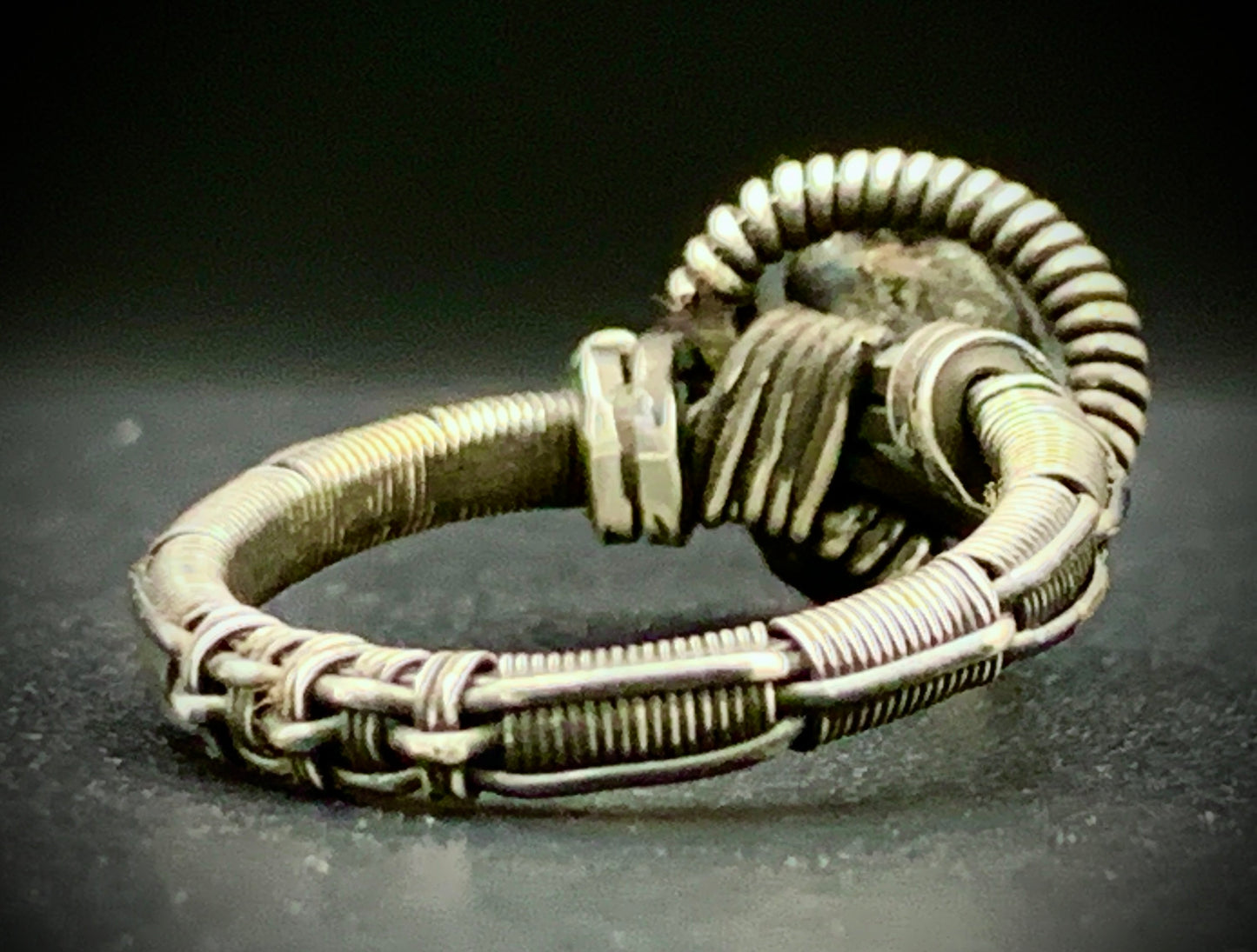 RUBY WIRE WRAP RING - SIZE 7