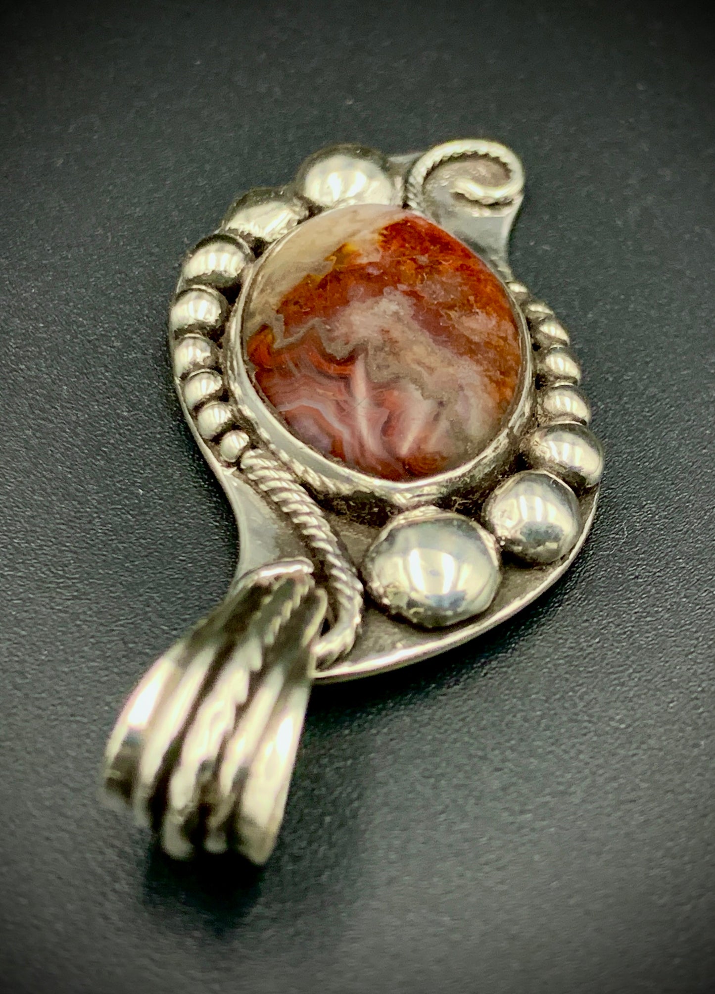 AGATE SPACE COWBOY PENDANT