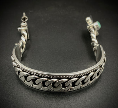 SPIRIT GANGSTER HYBRID CUFF/CHAIN BRACELET - SIZE 8.5 INCH