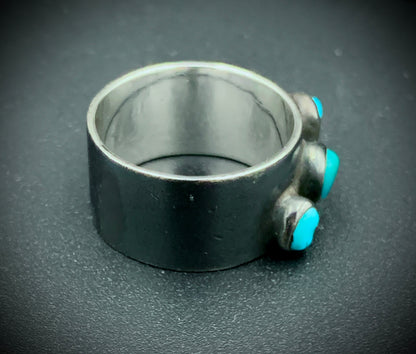 TURQUOISE STARRY NIGHT RING - SIZE 9