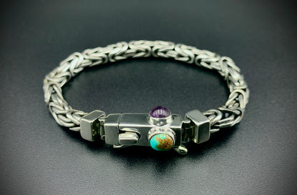 BYZANTINE CHAIN BRACELET 6MM CUSTOM SIZES!