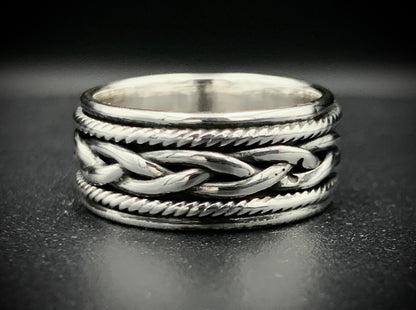WOVEN PATHS RING - SIZE 6
