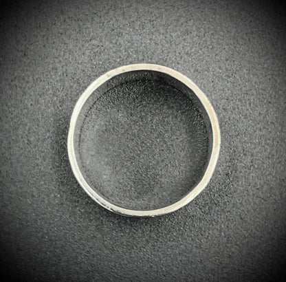 HAMMERED VIKING RUNE RING - SIZE 9.5