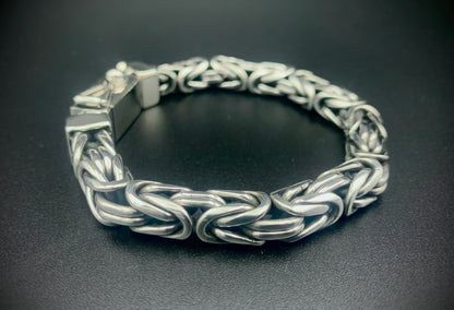 CHUNKY BYZANTINE BRACELET 9MM CUSTOM SIZES!