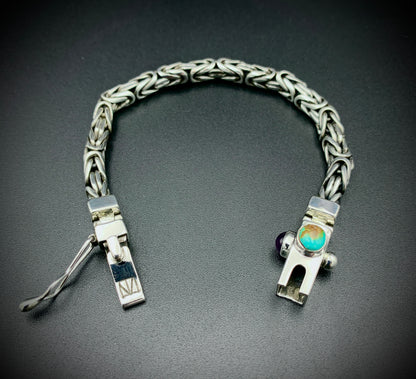 BYZANTINE CHAIN BRACELET 6MM CUSTOM SIZES!