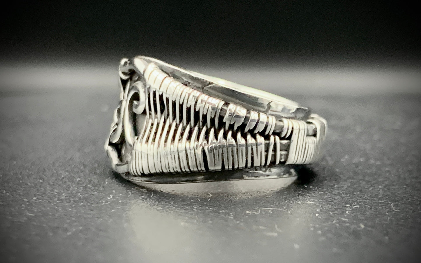 WOVEN WARRIOR RING - SIZE 6