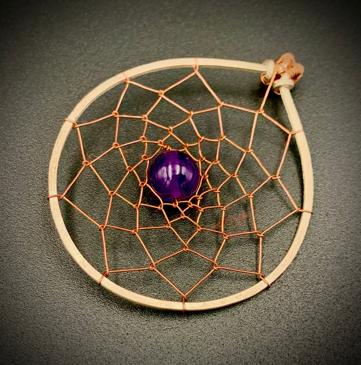 AMETHYST DREAM WEAVER PENDANT