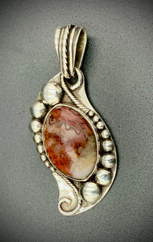 AGATE SPACE COWBOY PENDANT